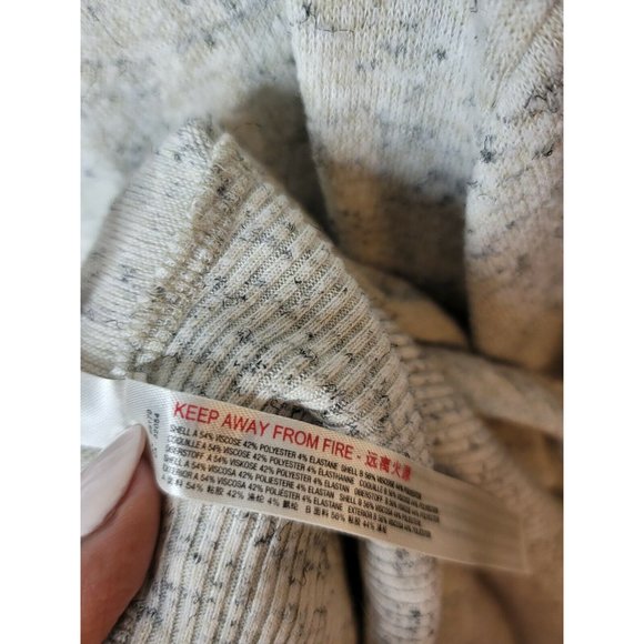 Anthropologie Saturday Sunday Grey High Low Textured Sweater SZ XL - Picture 7 of 8